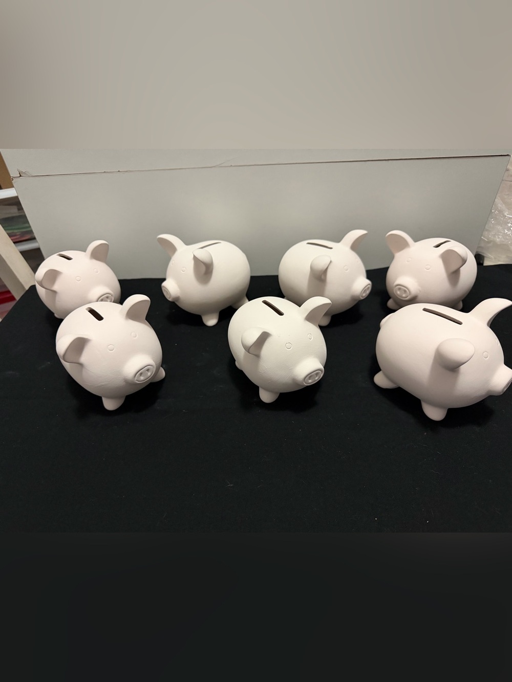 Ready to paint Ceramic Piggy Banks